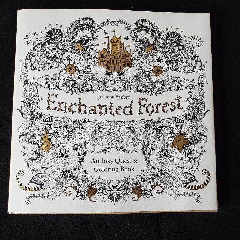 Enchanted Forest Adult Coloring Book By Johanna Basford New